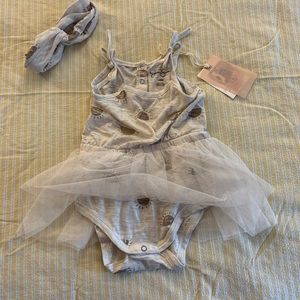 Jessica Simpson tank onesie with tutu